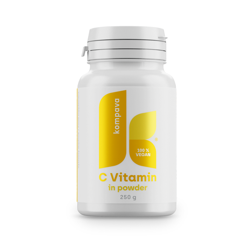 KOMPAVA Vitamín C v prášku 250g / 1000mg KOMPAVA
