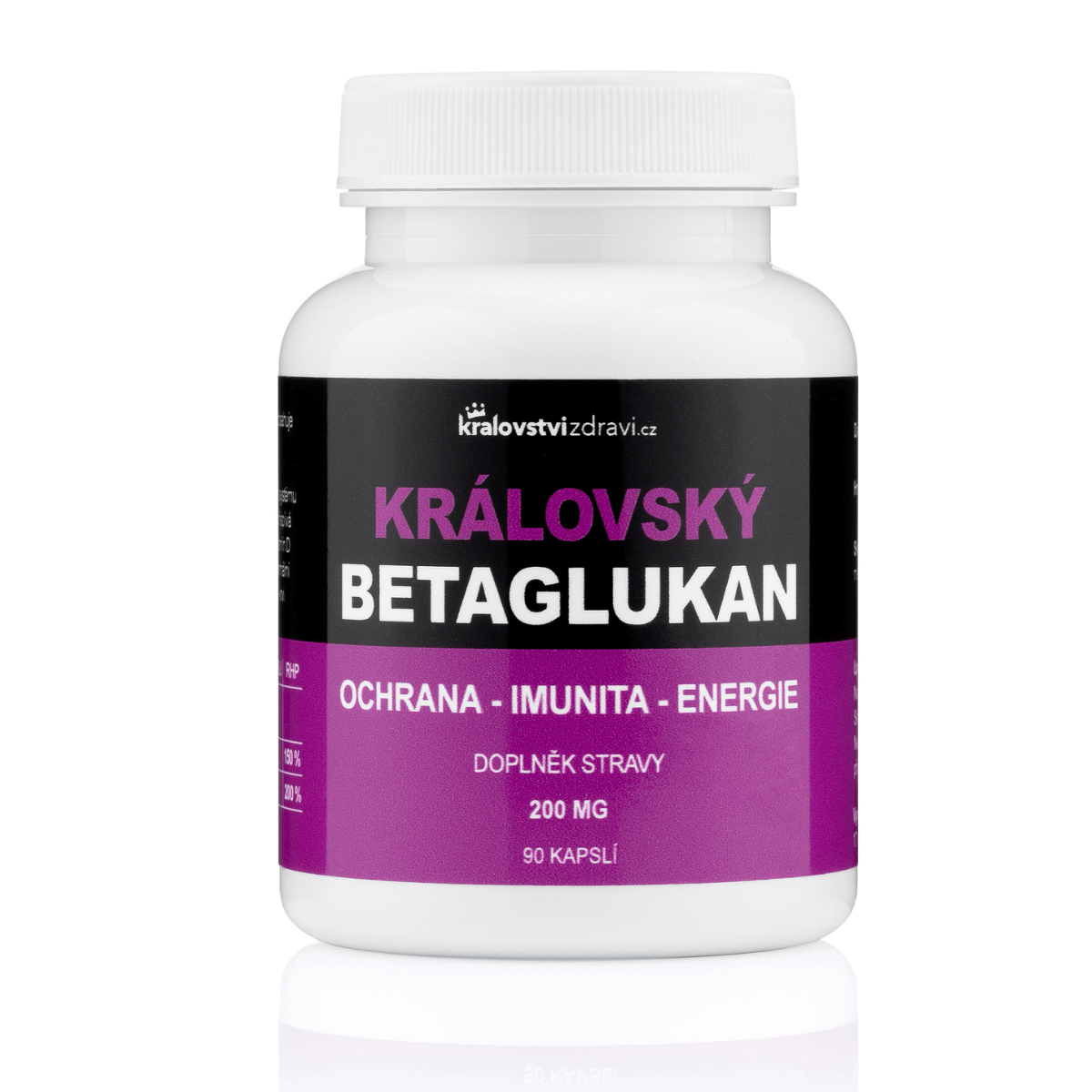Království zdraví Královský Betaglukan 200 mg + (Vitamín C + D)