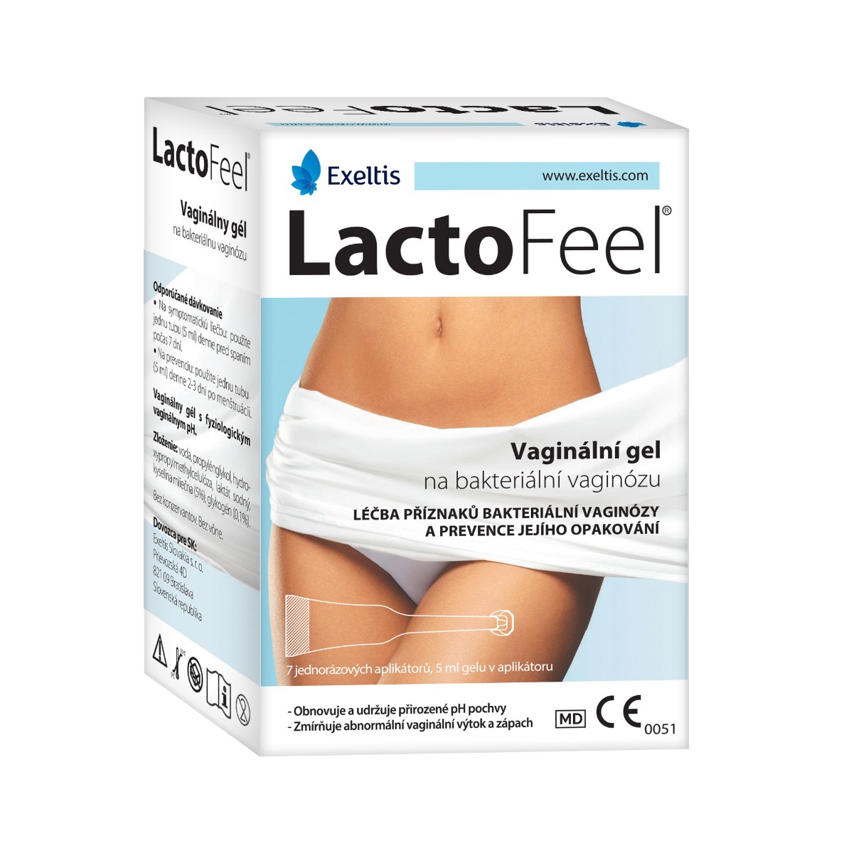 LactoFeel Vaginální gel 7x5 ml LactoFeel