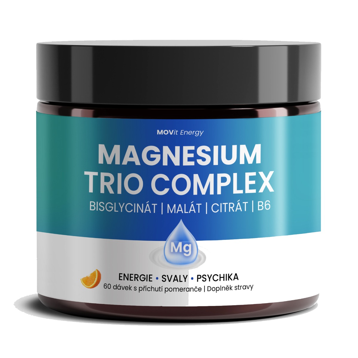 MOVit Energy Magnesium Trio Complex Drink pomeranč 360 g MOVit Energy