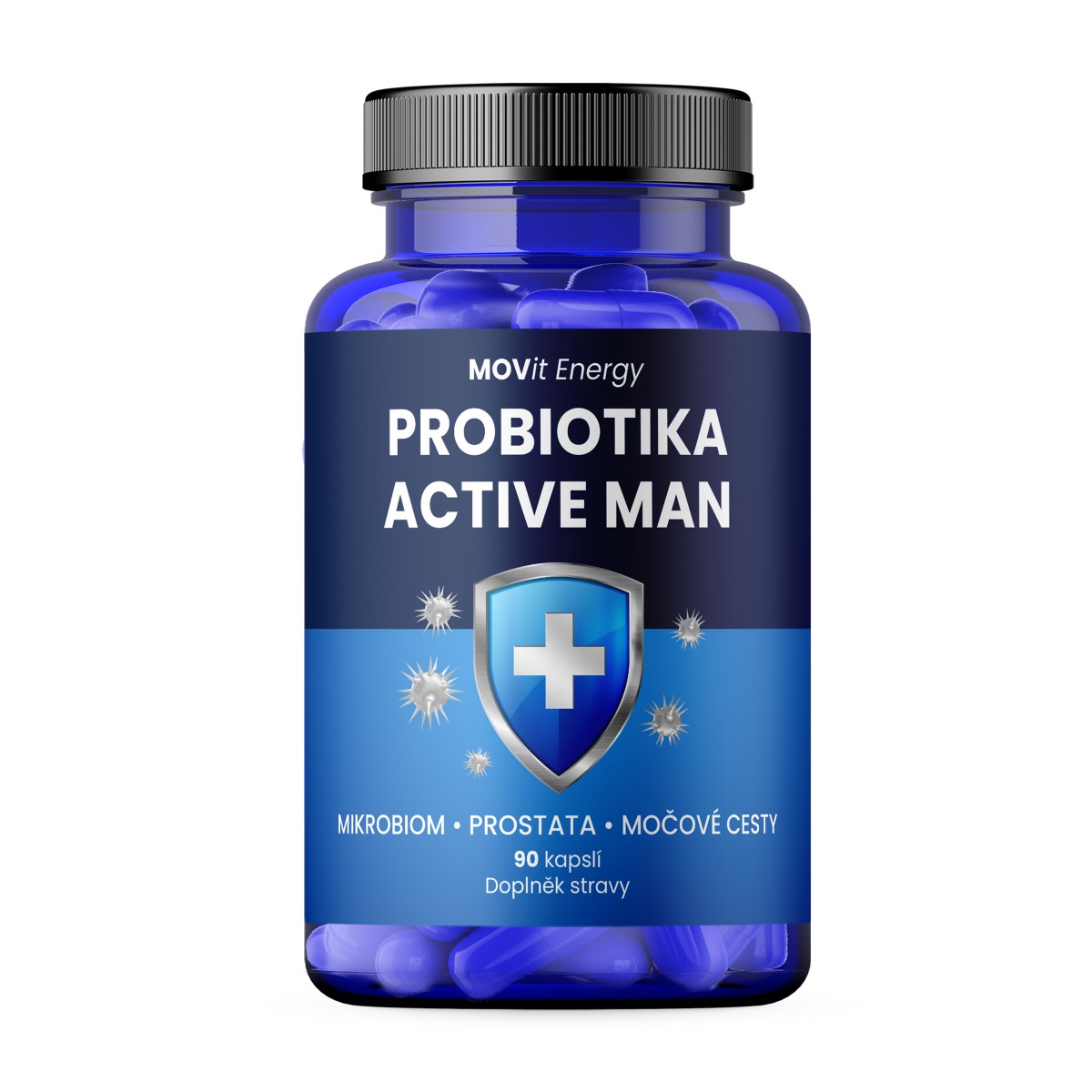 MOVit Energy Probiotika Active man 90 kapslí MOVit Energy