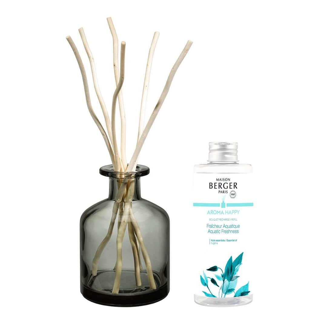 Maison Berger Paris Aroma difuzér Happy Svěžest vody 180 ml šedý Maison Berger Paris