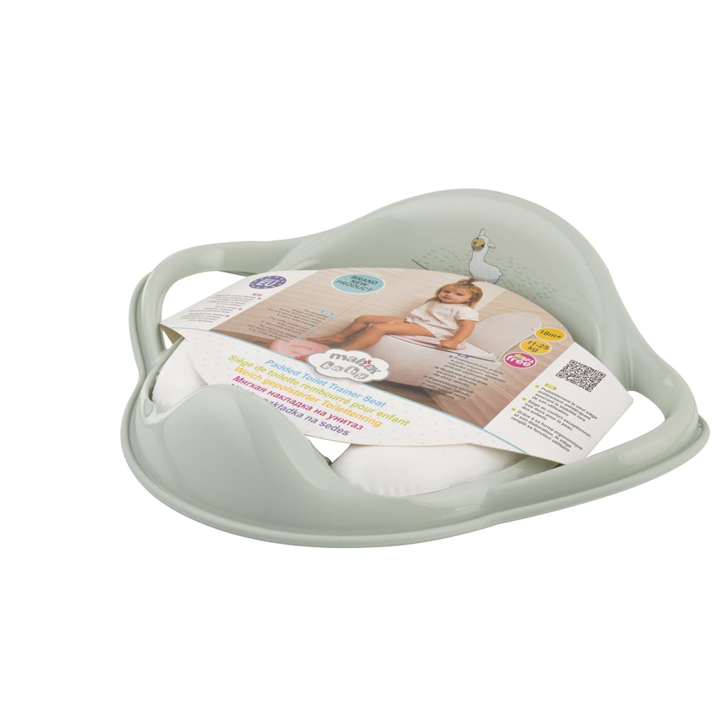 Maltex Redukce na WC s úchyty měkká Lama Minimal - sage green Maltex