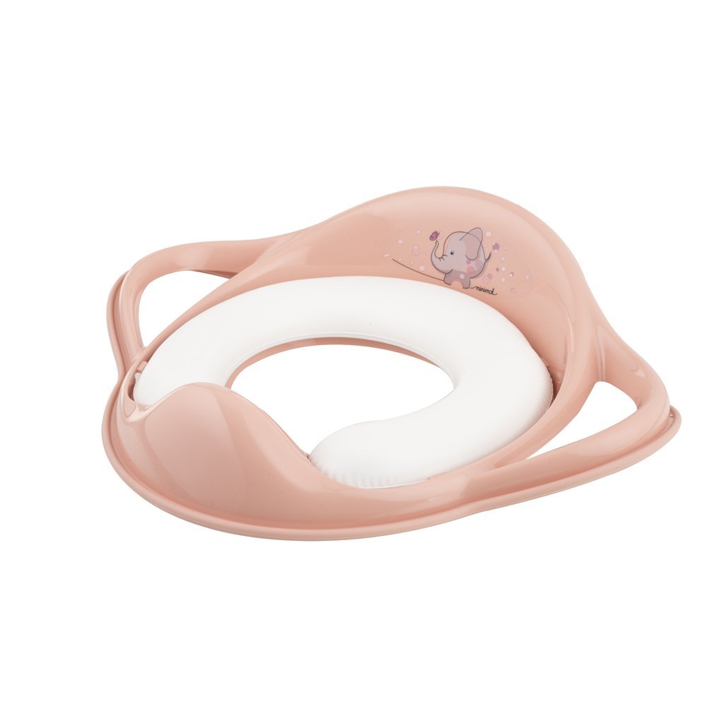 Maltex Redukce na WC s úchyty měkká Sloník Minimal - peach rose Maltex