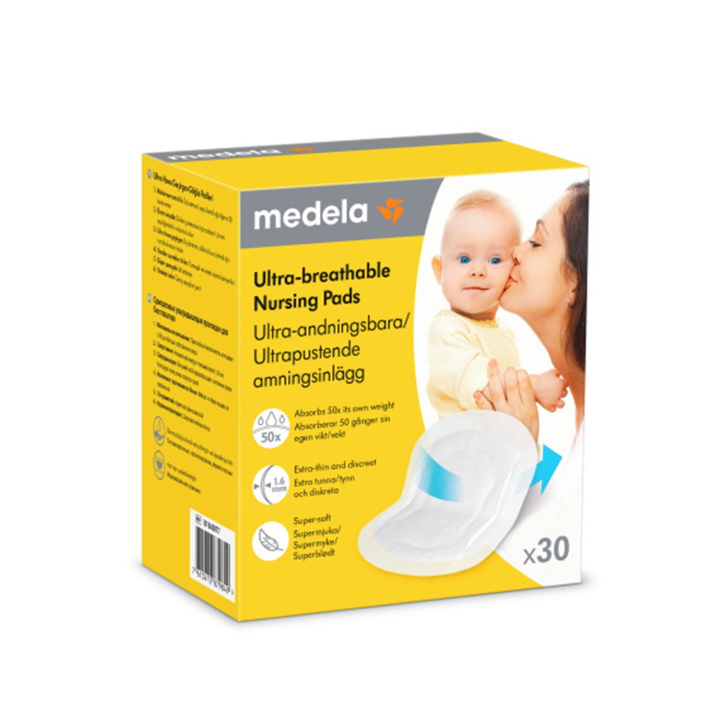 Medela Prsní vložky jednorázové ultra prodyšné 30 ks Medela
