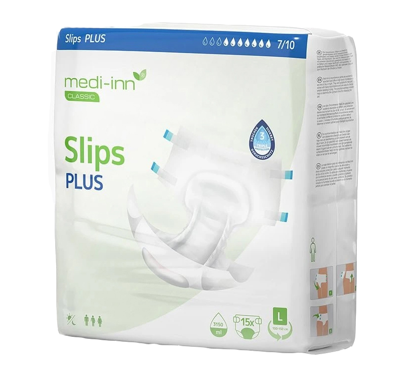 Medi-Inn Slips Inkontinenční kalhotky plus L 15 ks Medi-Inn