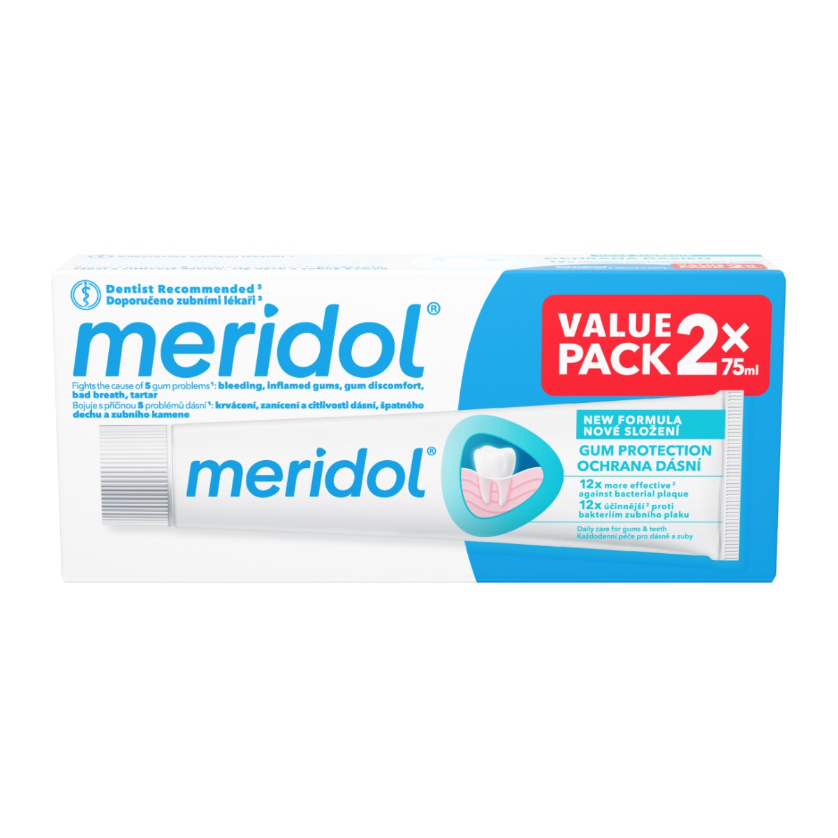 Meridol Gum Protection zubní pasta na ochranu dásní 2x75 ml duopack Meridol