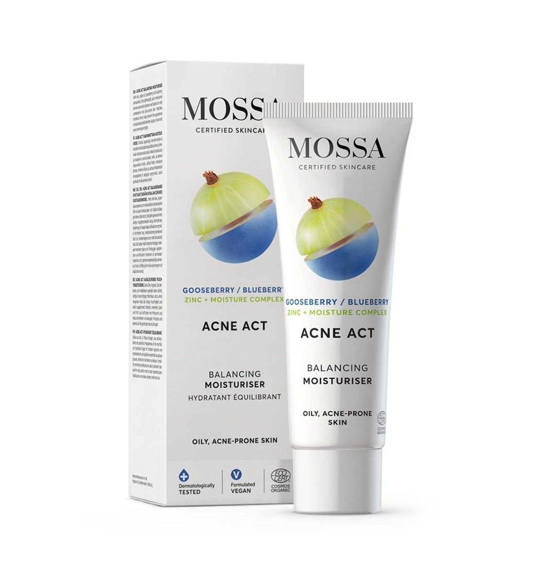 Mossa Acne Act vyrovnávací hydratační krém 50 ml Mossa