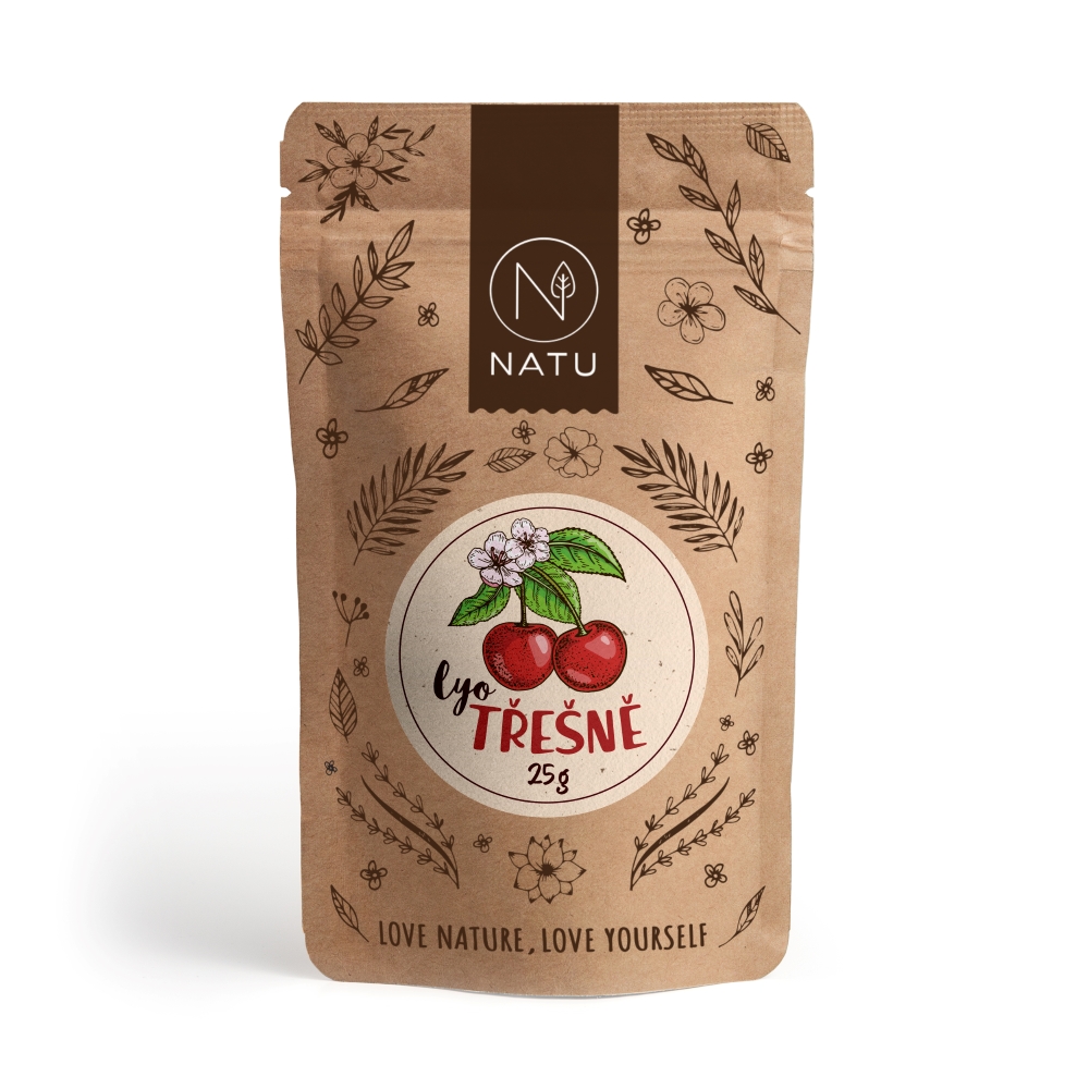 NATU Lyofilizované třešně 25 g NATU