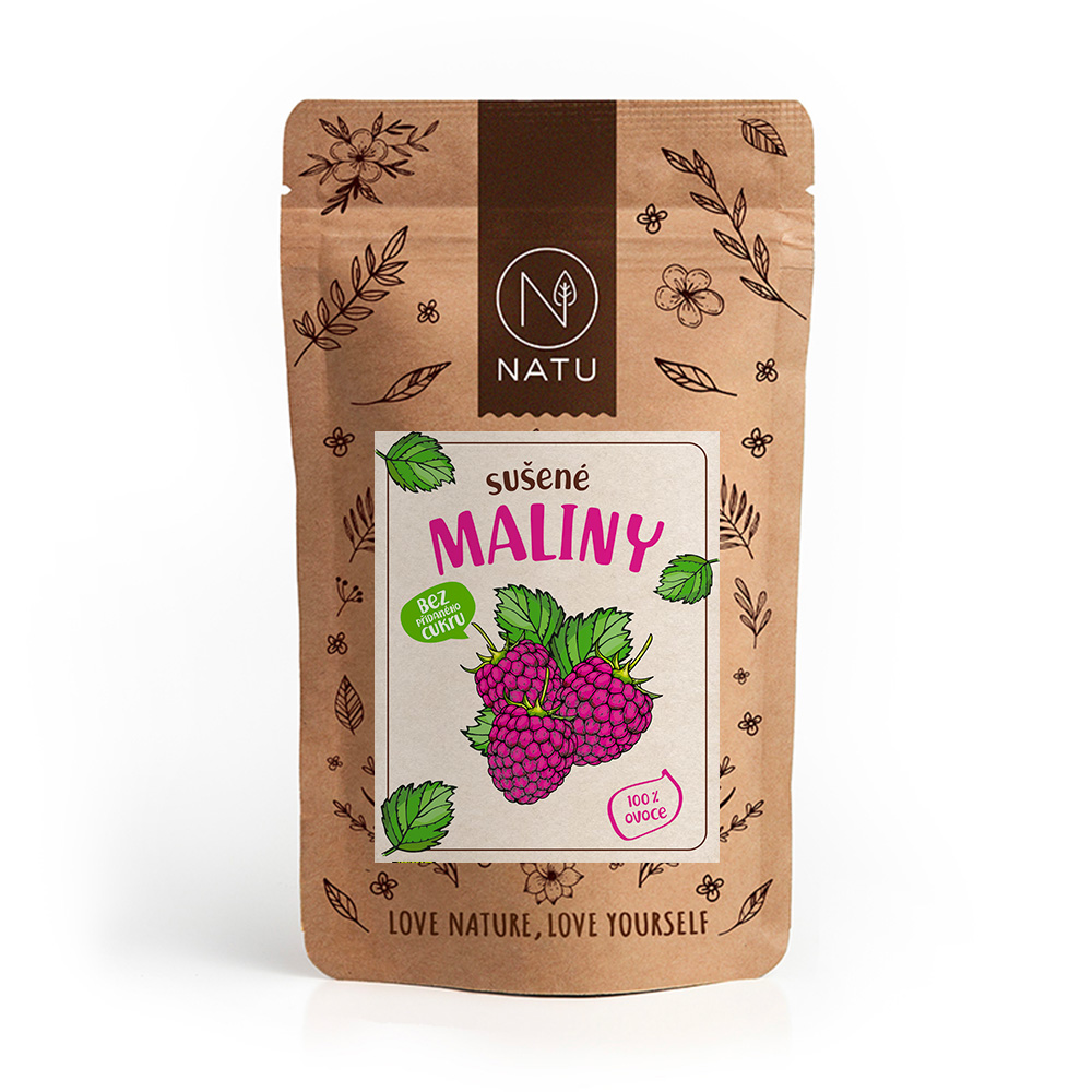 NATU Sušené maliny 100 g NATU