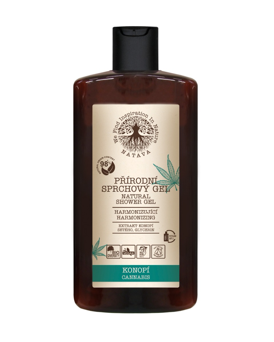 Natava Sprchový gel Konopí 250 ml Natava