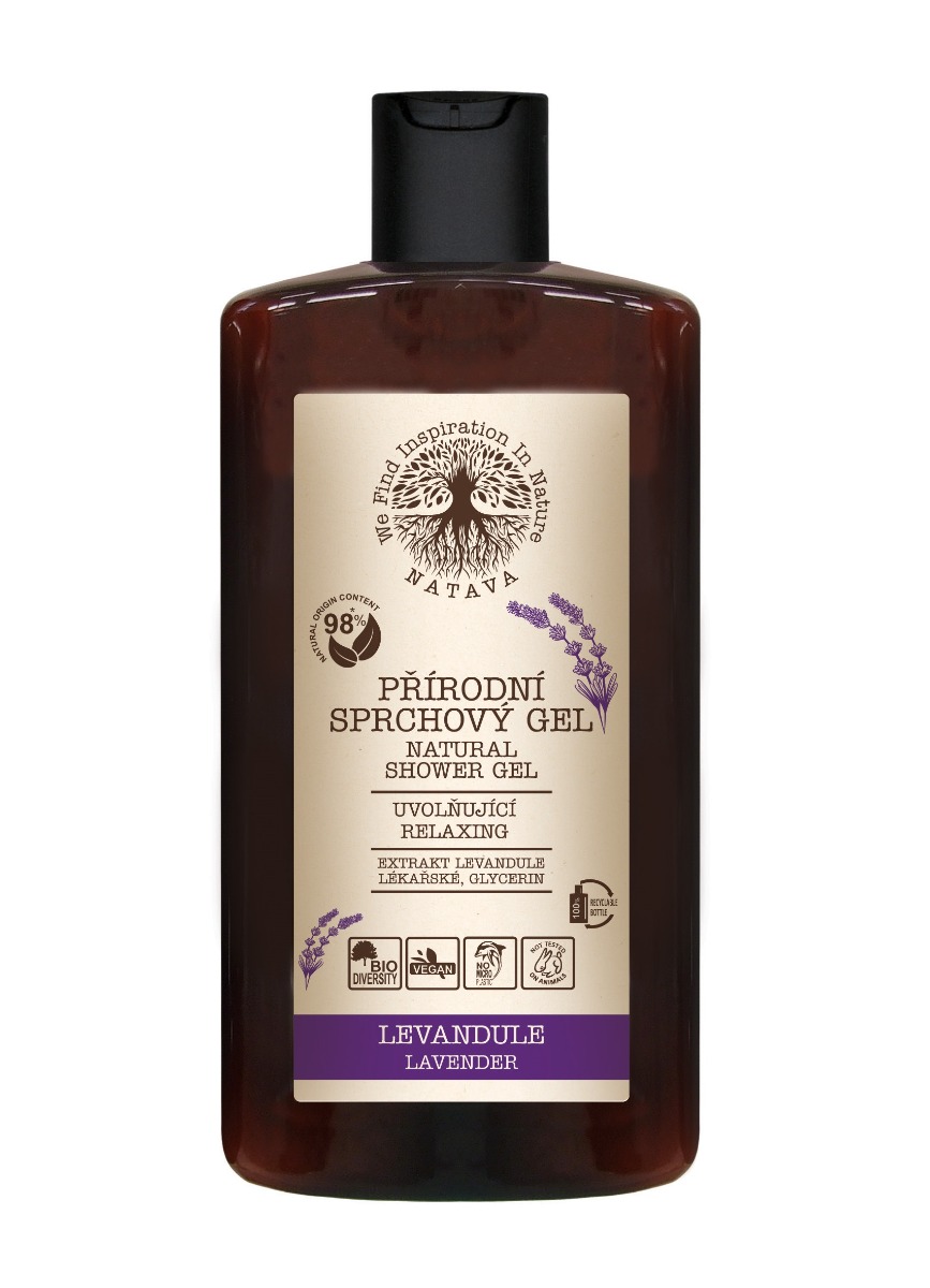 Natava Sprchový gel Levandule 250 ml Natava