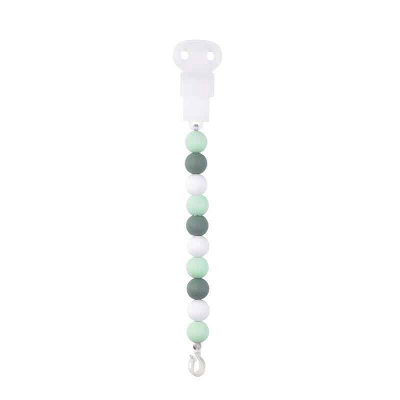 Nattou Klip silikonový mint-white bez BPA Nattou