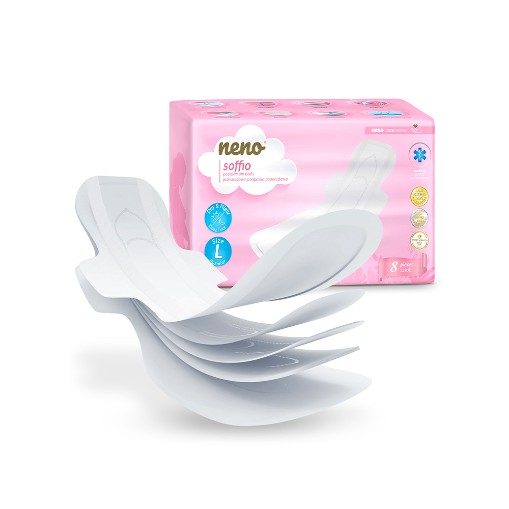 Neno Poporodní vložky s křidélky Soffio 8 ks Neno