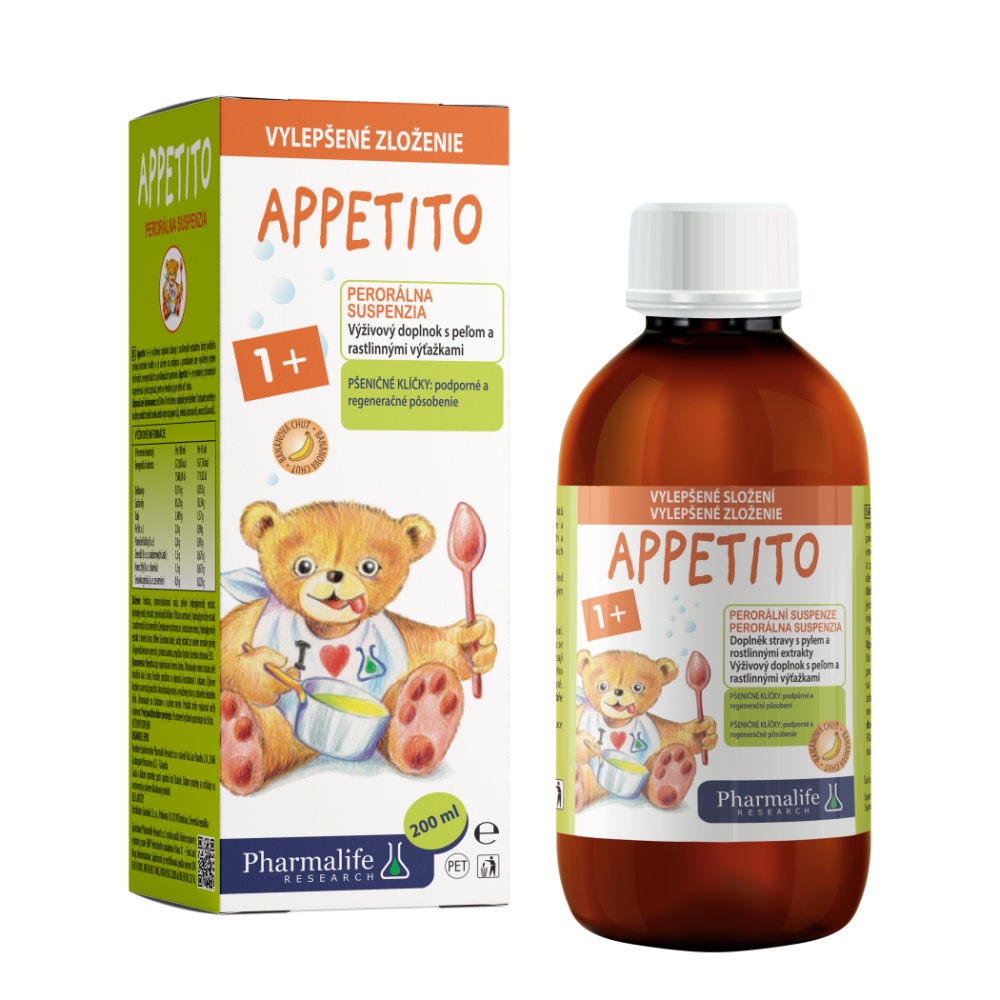 Pharmalife Appetito 1r+ perorální suspenze 200 ml Pharmalife