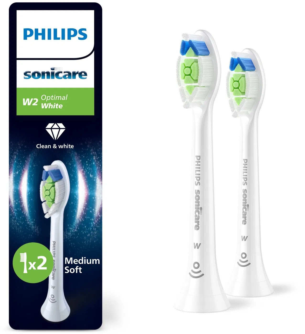 Philips Sonicare Optimal White Standard HX6062/87 náhradní hlavice 2 ks Philips Sonicare
