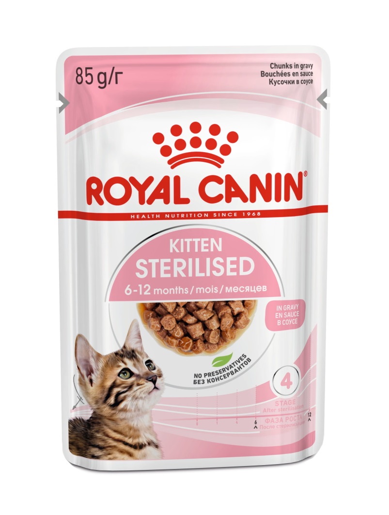 Royal Canin Kitten Sterilised in Gravy kapsička 85 g Royal Canin