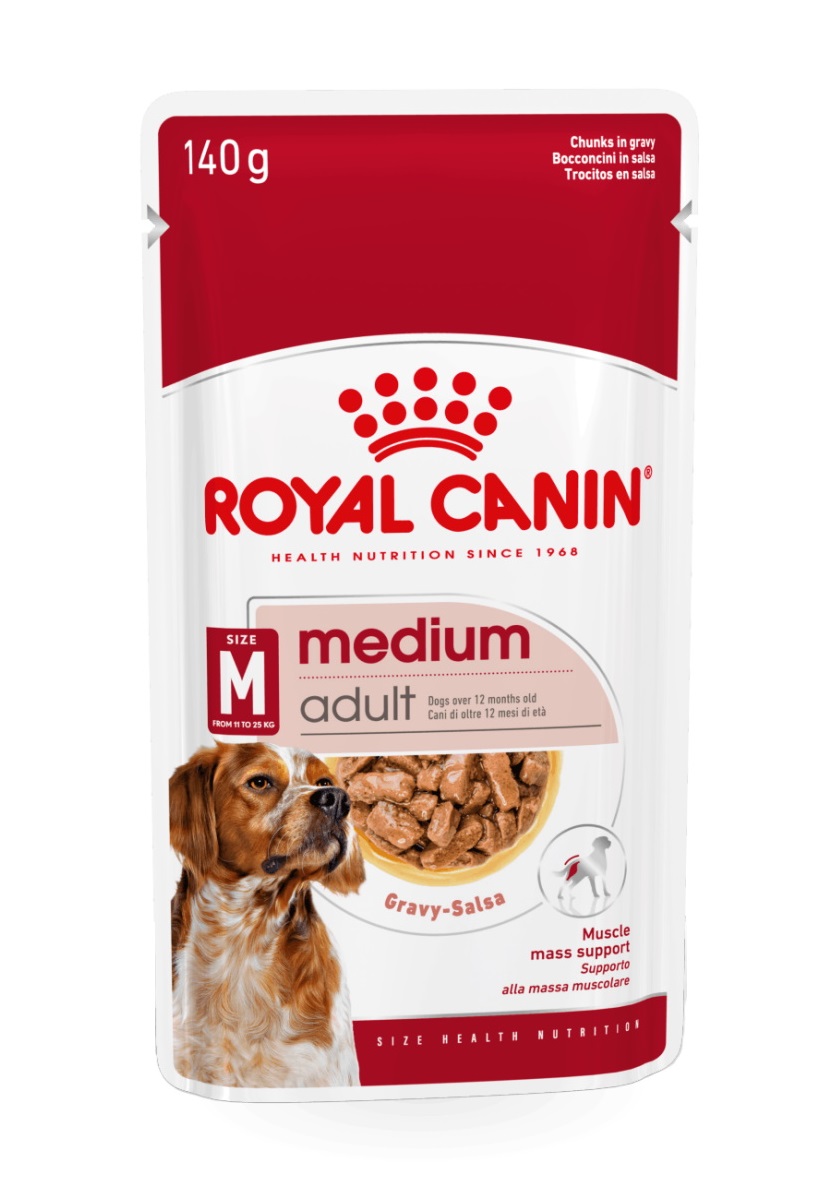 Royal Canin Medium Adult in Gravy kapsička 140 g Royal Canin
