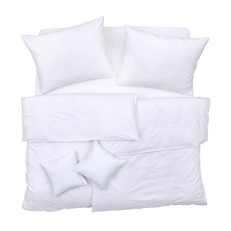 SCANquilt povlečení ELEGANT PLUS royal bílá 140 x 200/70 x 90 cm SCANquilt