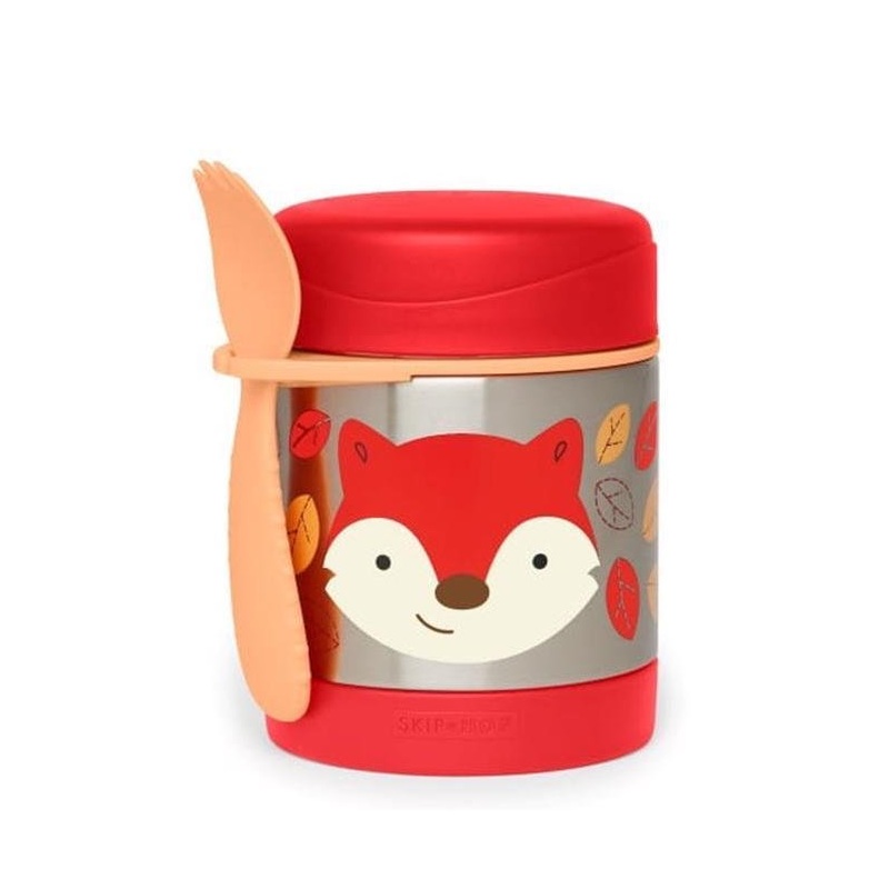 SKIP HOP Zoo Termoska na jídlo se lžičkou/vidličkou Liška 325 ml