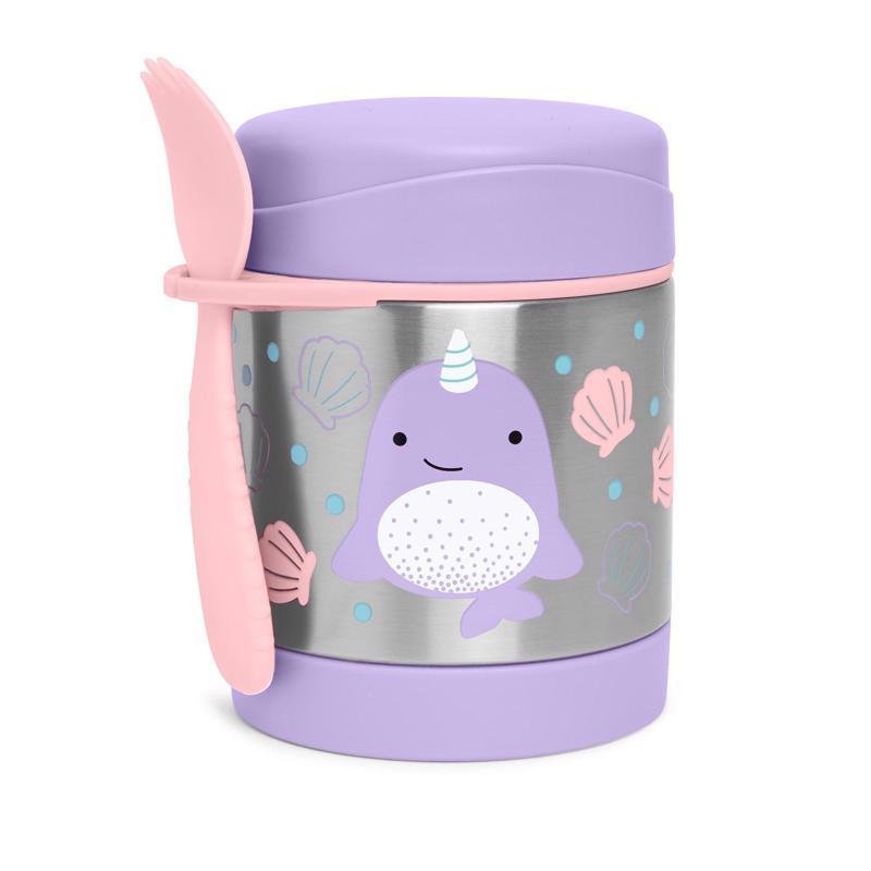SKIP HOP Zoo Termoska na jídlo se lžičkou/vidličkou Narval 325 ml