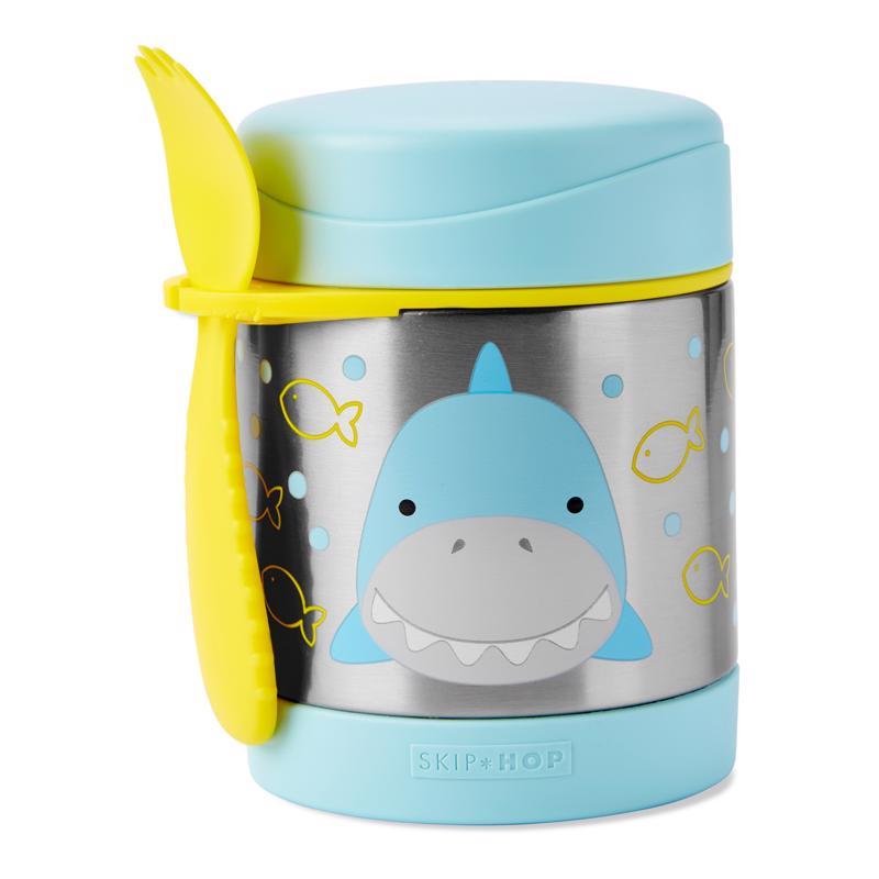SKIP HOP Zoo Termoska na jídlo se lžičkou/vidličkou Žralok 325 ml