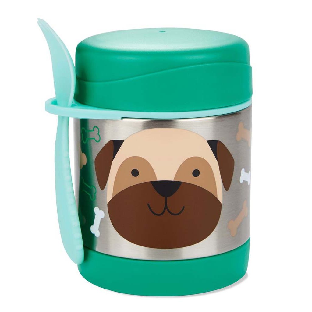 SKIP HOP Zoo Termoska na jídlo se lžičko/vidličkou Mopslík 325 ml