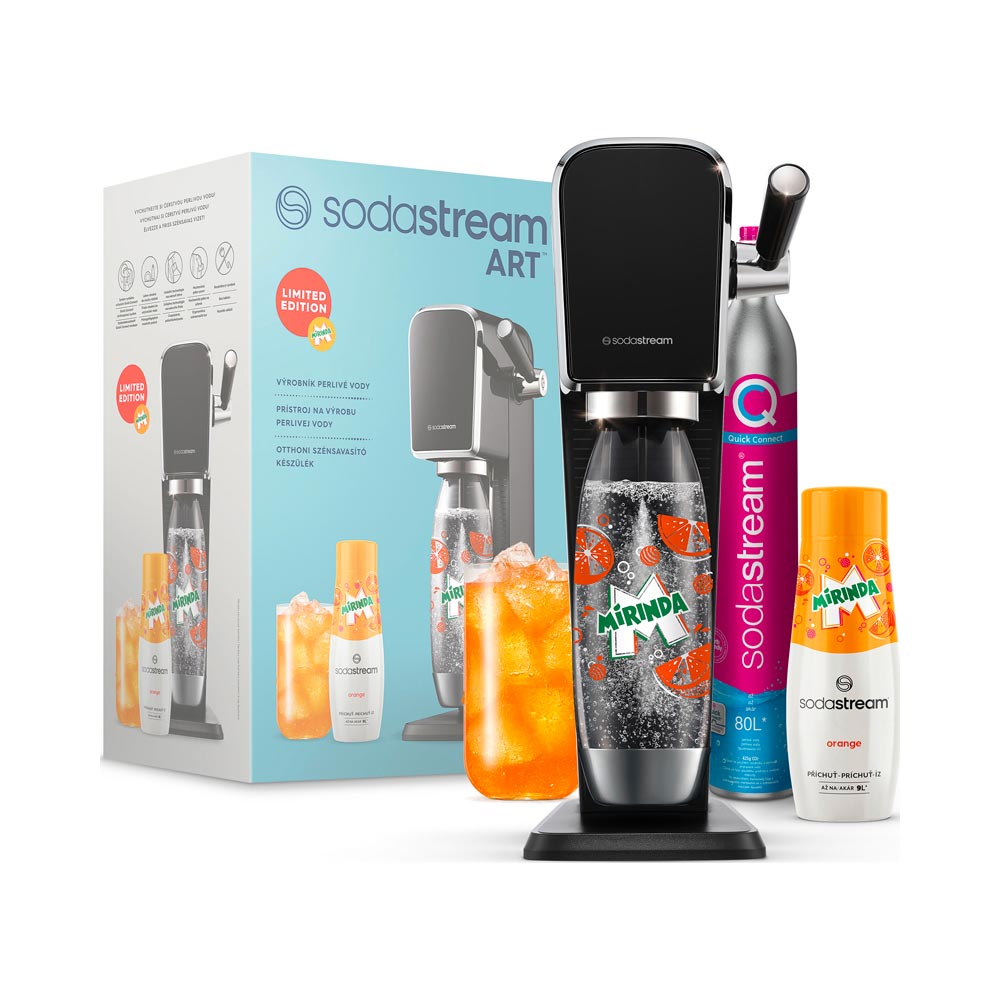 SODASTREAM Art Mirinda Mpack výrobník perlivé vody Black SODASTREAM