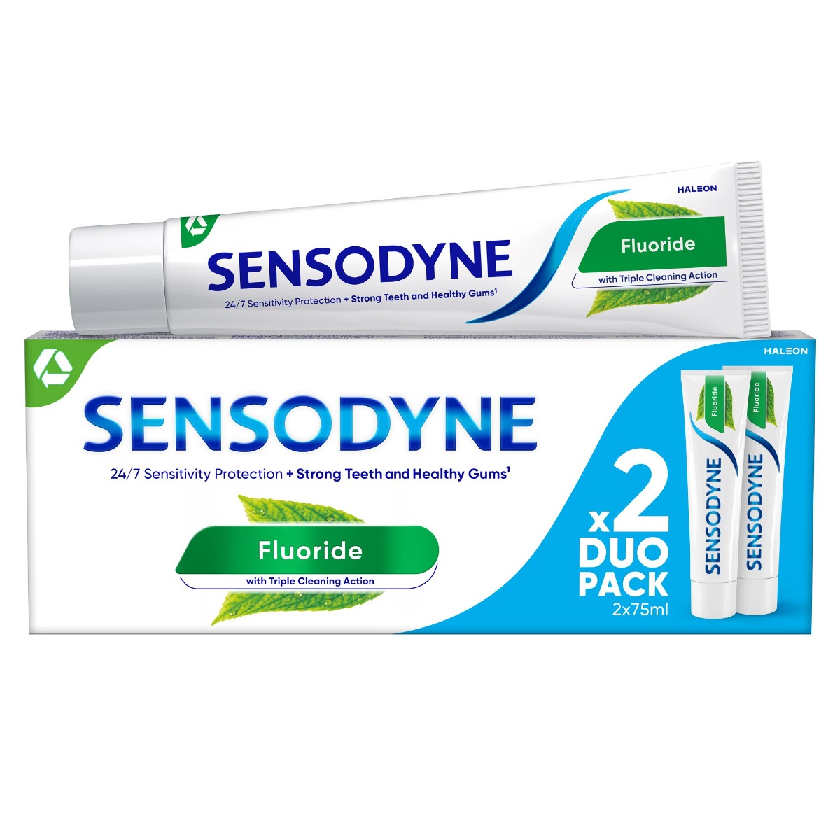 Sensodyne Fluoride zubní pasta 2x75 ml Sensodyne
