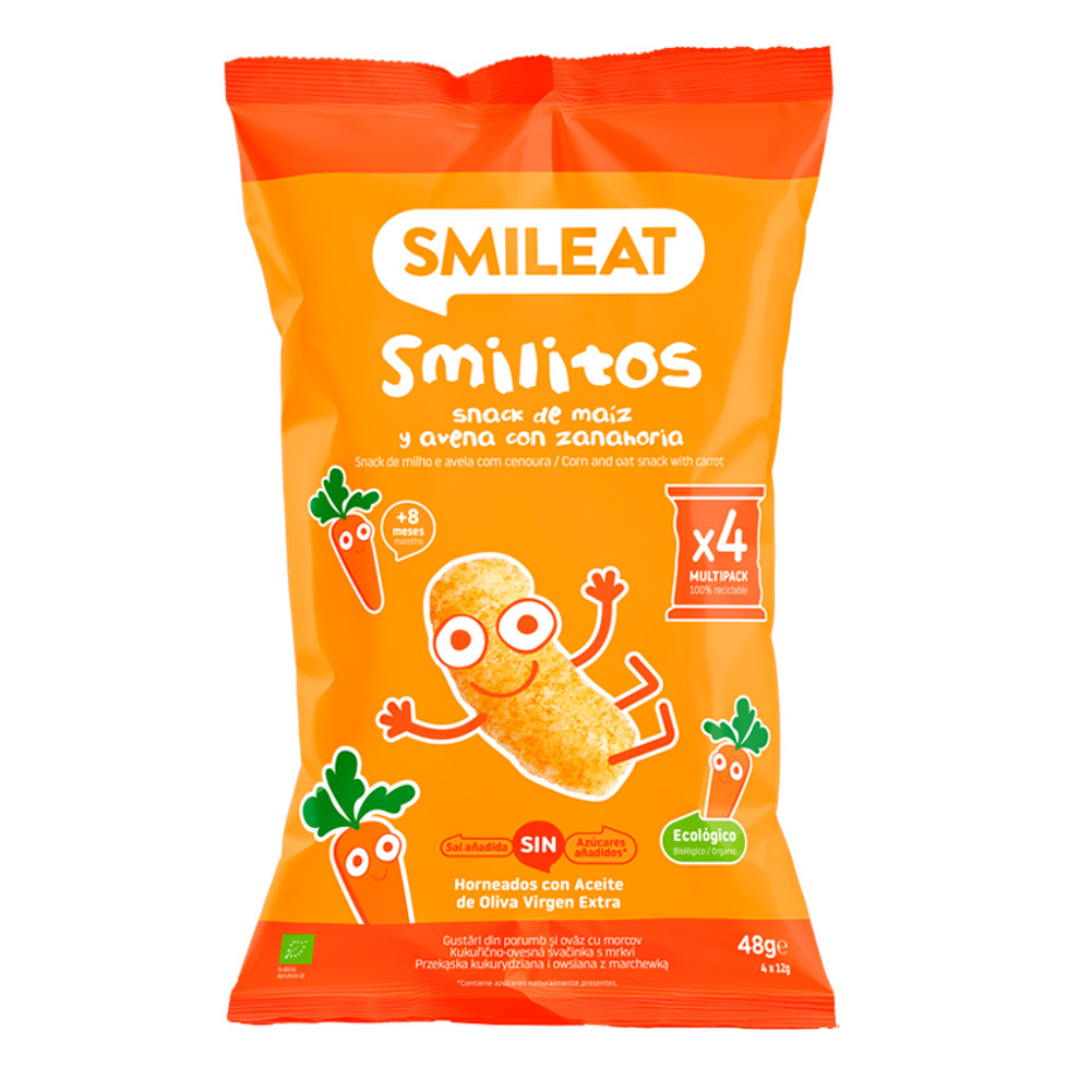 Smileat BIO kukuřičné křupky oves