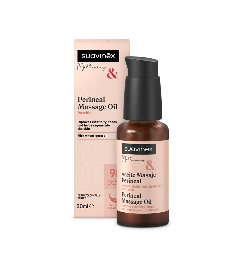 Suavinex Mothering Masážní olej na hráz a jizvy 30 ml Suavinex
