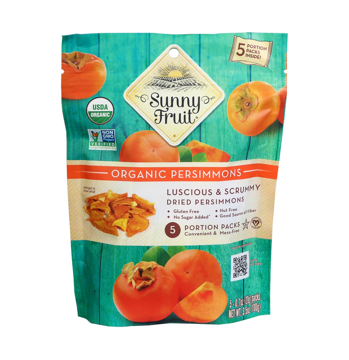Sunny Fruit BIO Kaki sušené na slunci 5x20 g Sunny Fruit