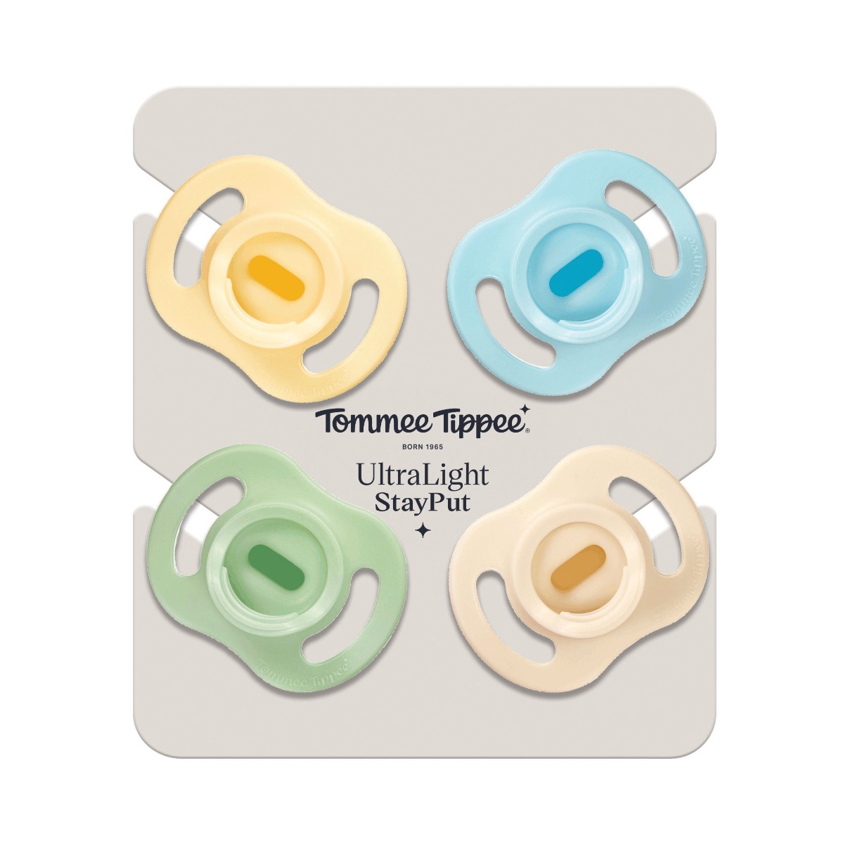 Tommee Tippee Silikonový Dudlík Ultralight Boy 0–⁠⁠⁠⁠⁠⁠6m 4 ks Tommee Tippee