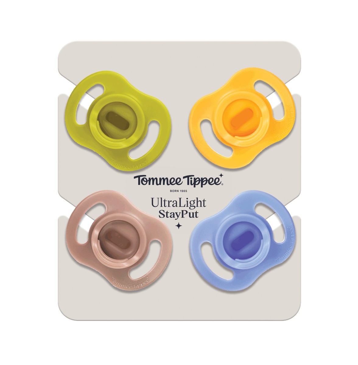Tommee Tippee Silikonový Dudlík Ultralight Boy 6–⁠⁠⁠⁠⁠⁠18m 4 ks Tommee Tippee