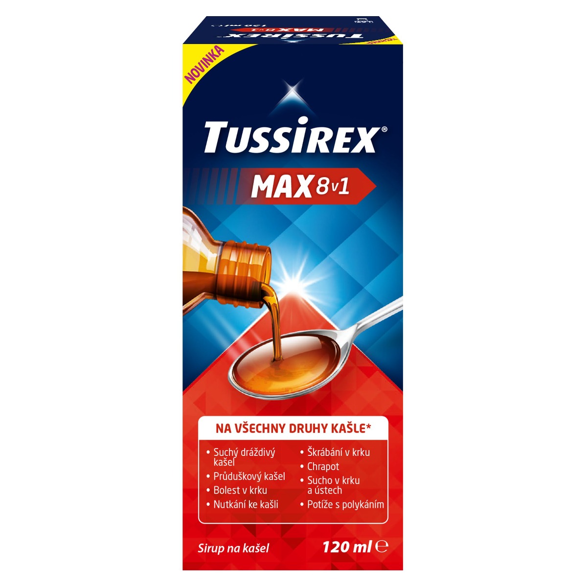 Tussirex MAX 8v1 sirup 120 ml Tussirex