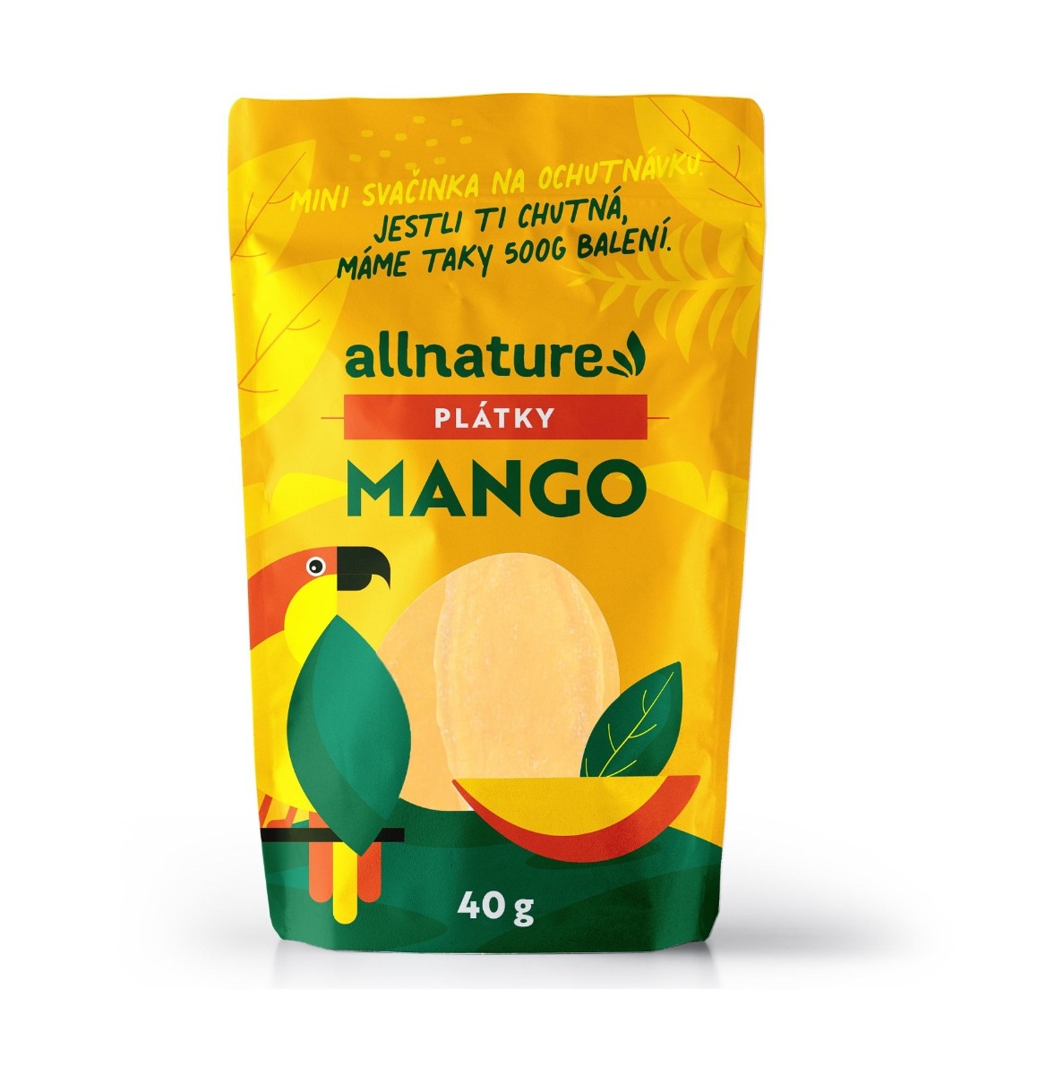 Allnature Mango sušené plátky 40 g Allnature