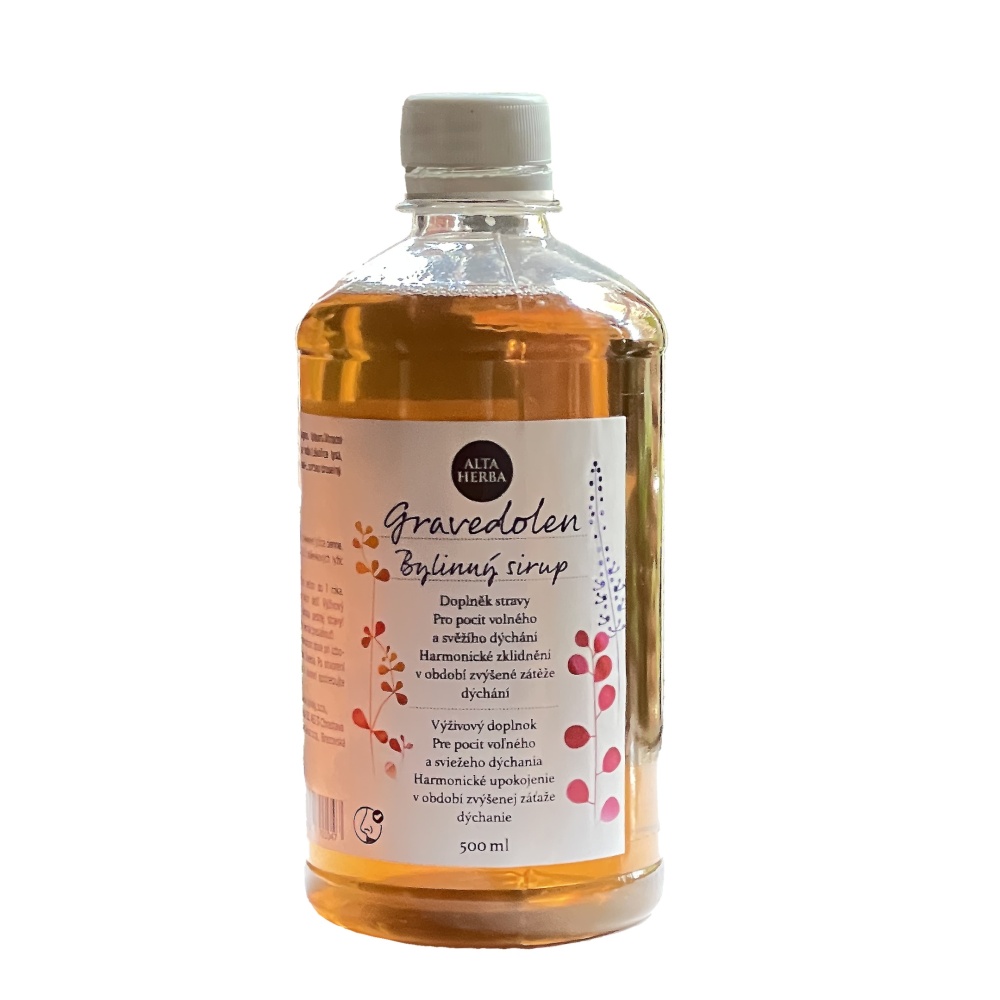 AltaHerba Gravedolen bylinný sirup 500 ml AltaHerba