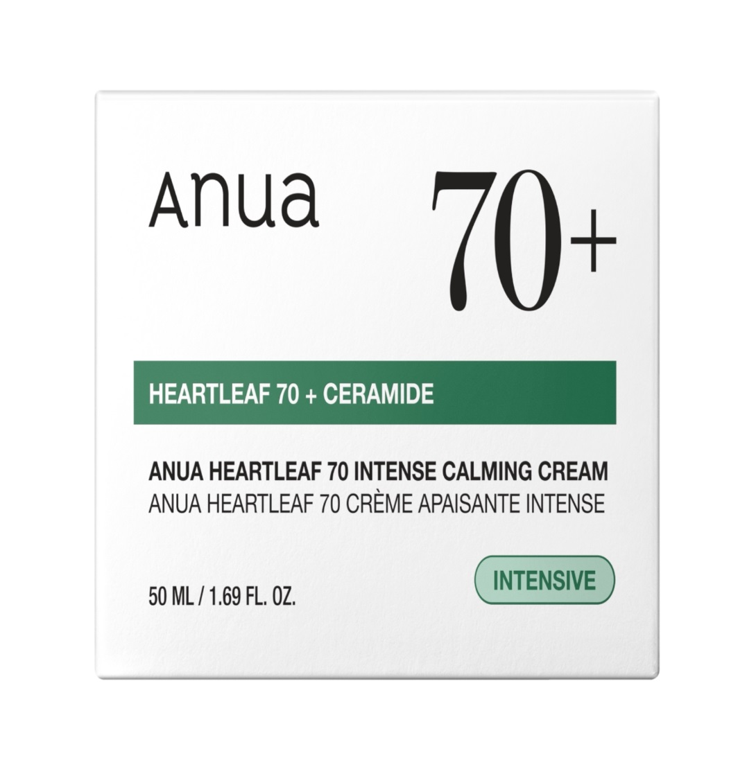 Anua Heartleaf 70% Intense Calming Cream zklidňující krém 50 ml Anua