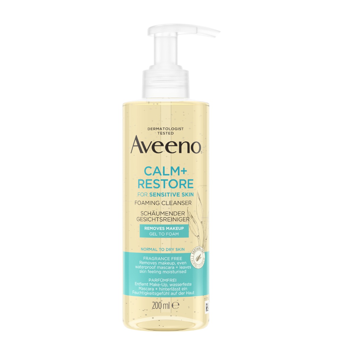 Aveeno Calm+Restore Čisticí pěna 200 ml Aveeno
