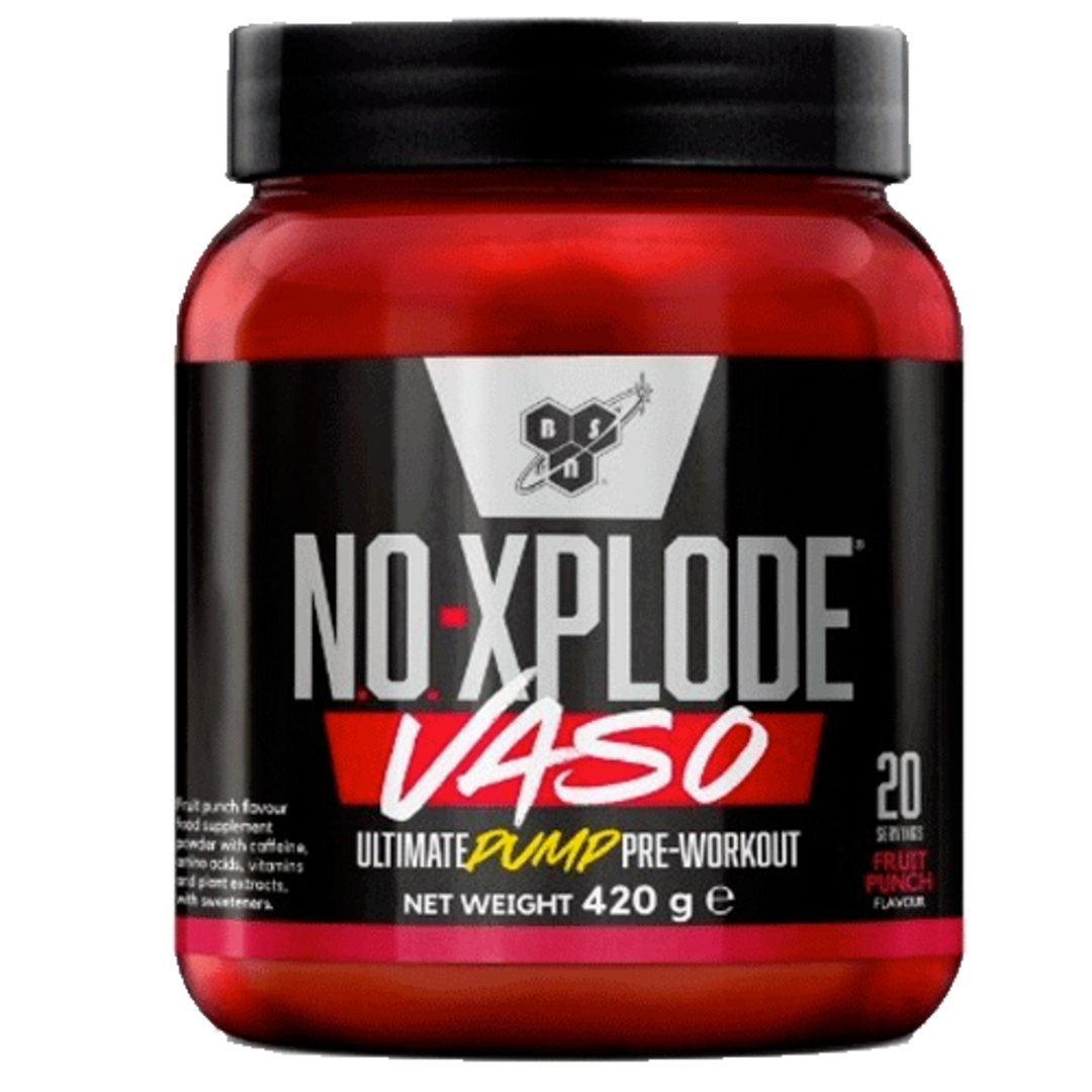 BSN N.O.-Xplode VASO 420g - ovocný punč BSN