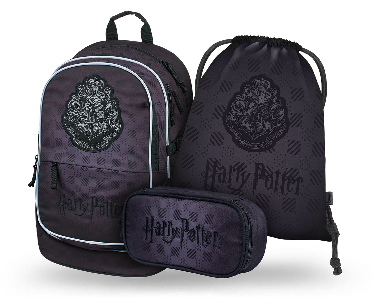 Baagl SET 3 Core Harry Potter Bradavice černý: batoh