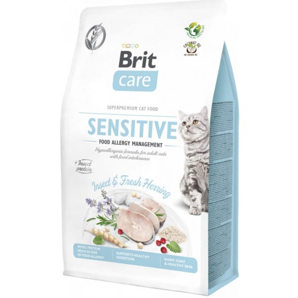 Brit Care Cat Grain-Free Insect Food Allergy Management 2 kg Brit Care