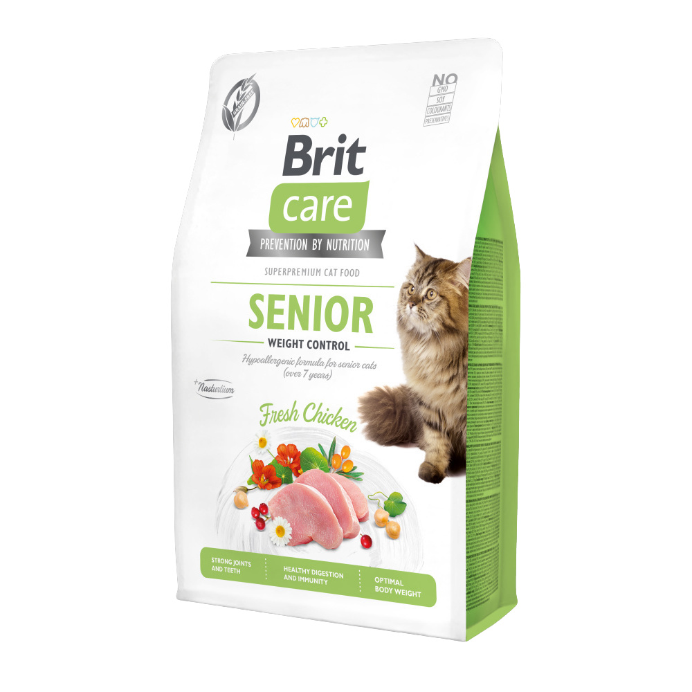 Brit Care Cat Grain-Free Senior Weight Control 2 kg Brit Care