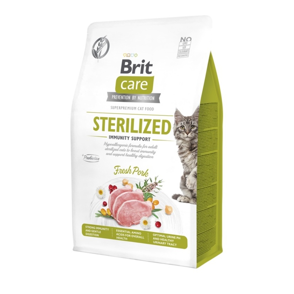 Brit Care Cat Grain-Free Sterilized Immunity Support 2 kg Brit Care