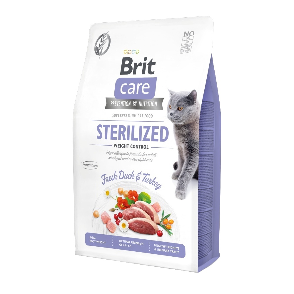 Brit Care Cat Grain-Free Sterilized Weight Control 2 kg Brit Care