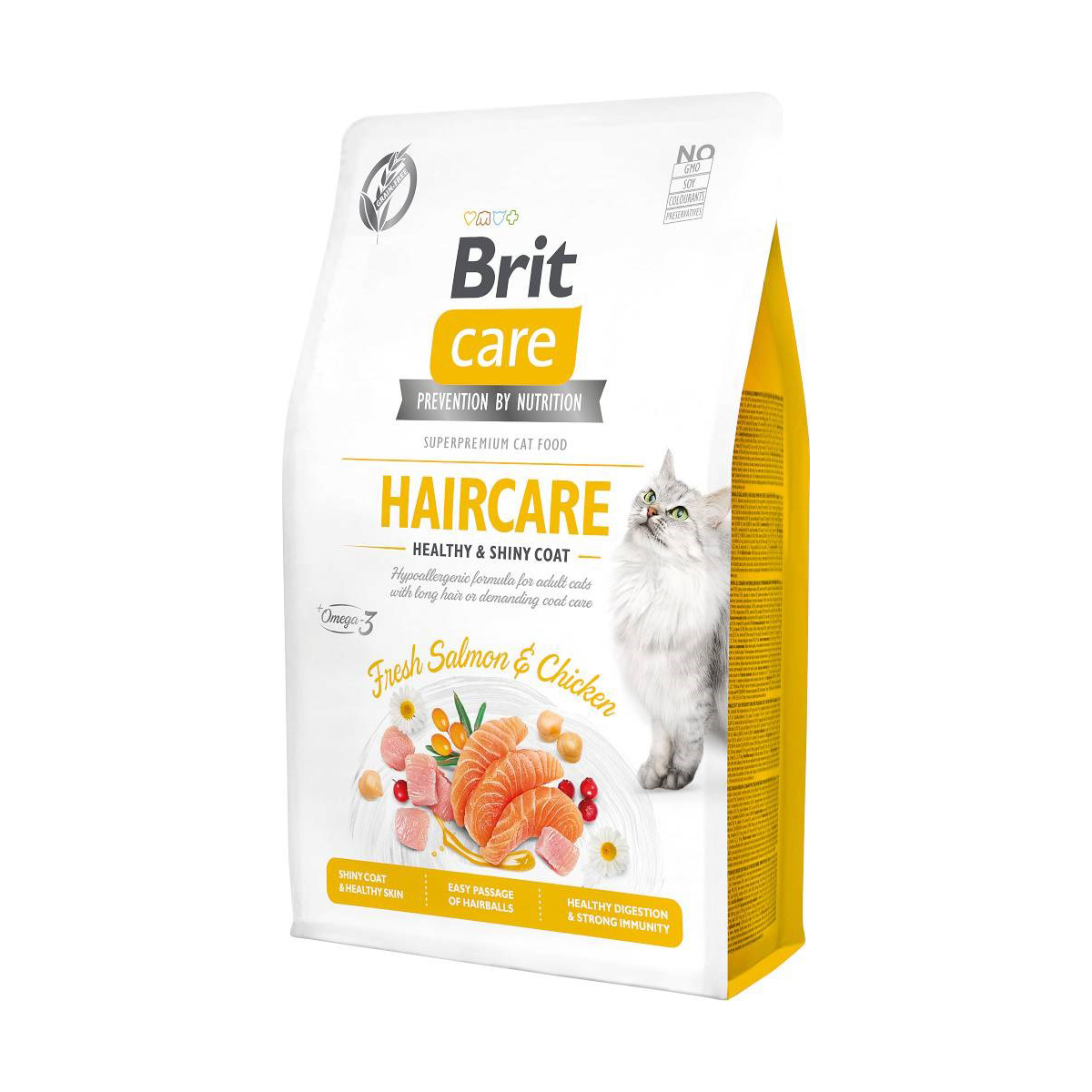 Brit Care Cat Grain-free Haircare healthy&shiny coat 2 kg Brit Care