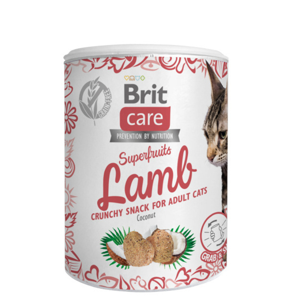 Brit Care Cat Snack Superfruits Lamb 100 g Brit Care