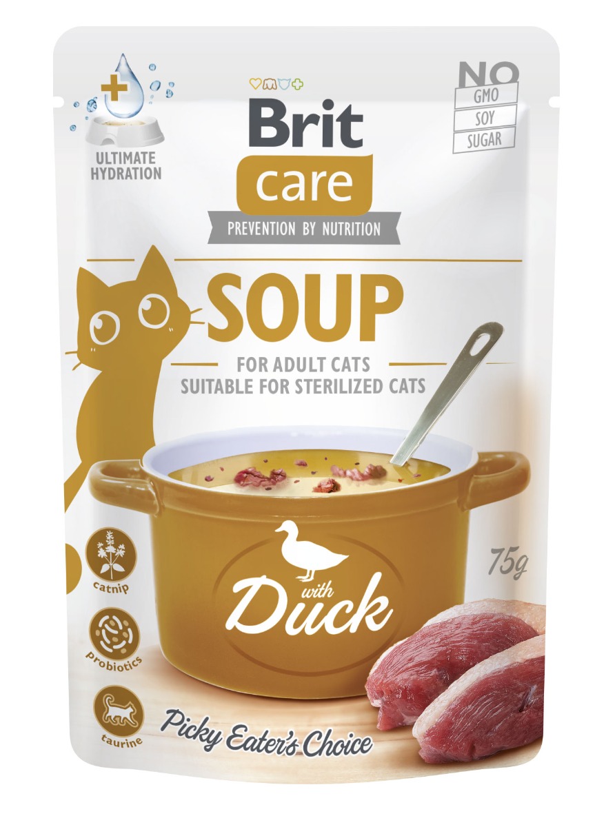 Brit Care Cat Soup with Duck 75 g Brit Care