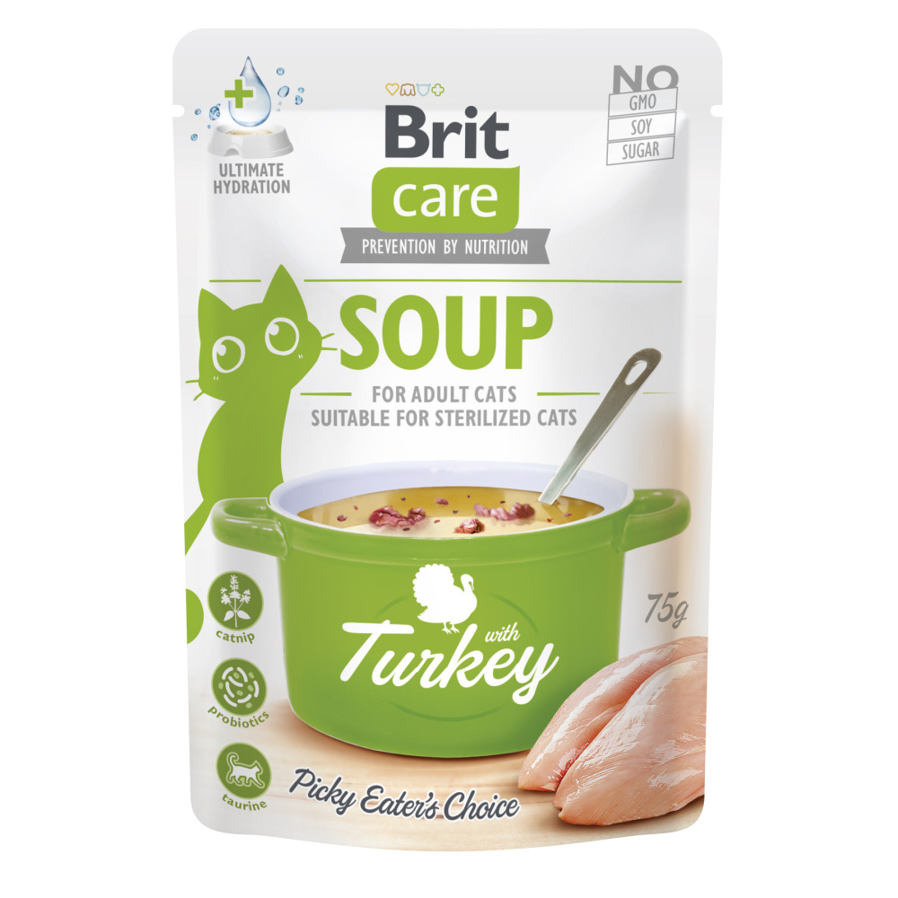 Brit Care Cat Soup with Turkey 75 g Brit Care