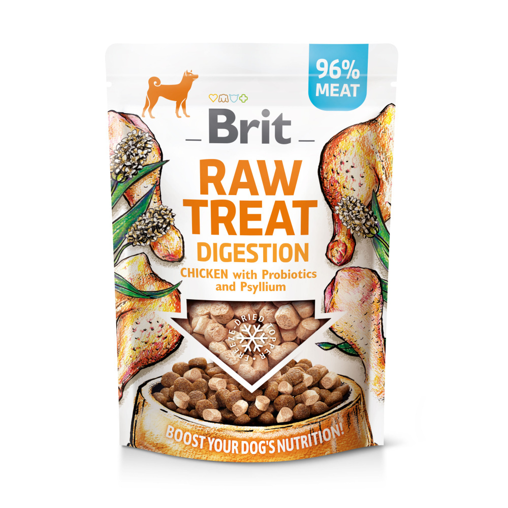 Brit Care Dog Brit RAW TREAT Digestion Freeze-dried treat and topper Chicken 40 g Brit Care